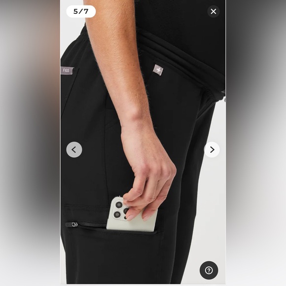 Figs Zamora maternity scrub pants - Picture 2 of 2